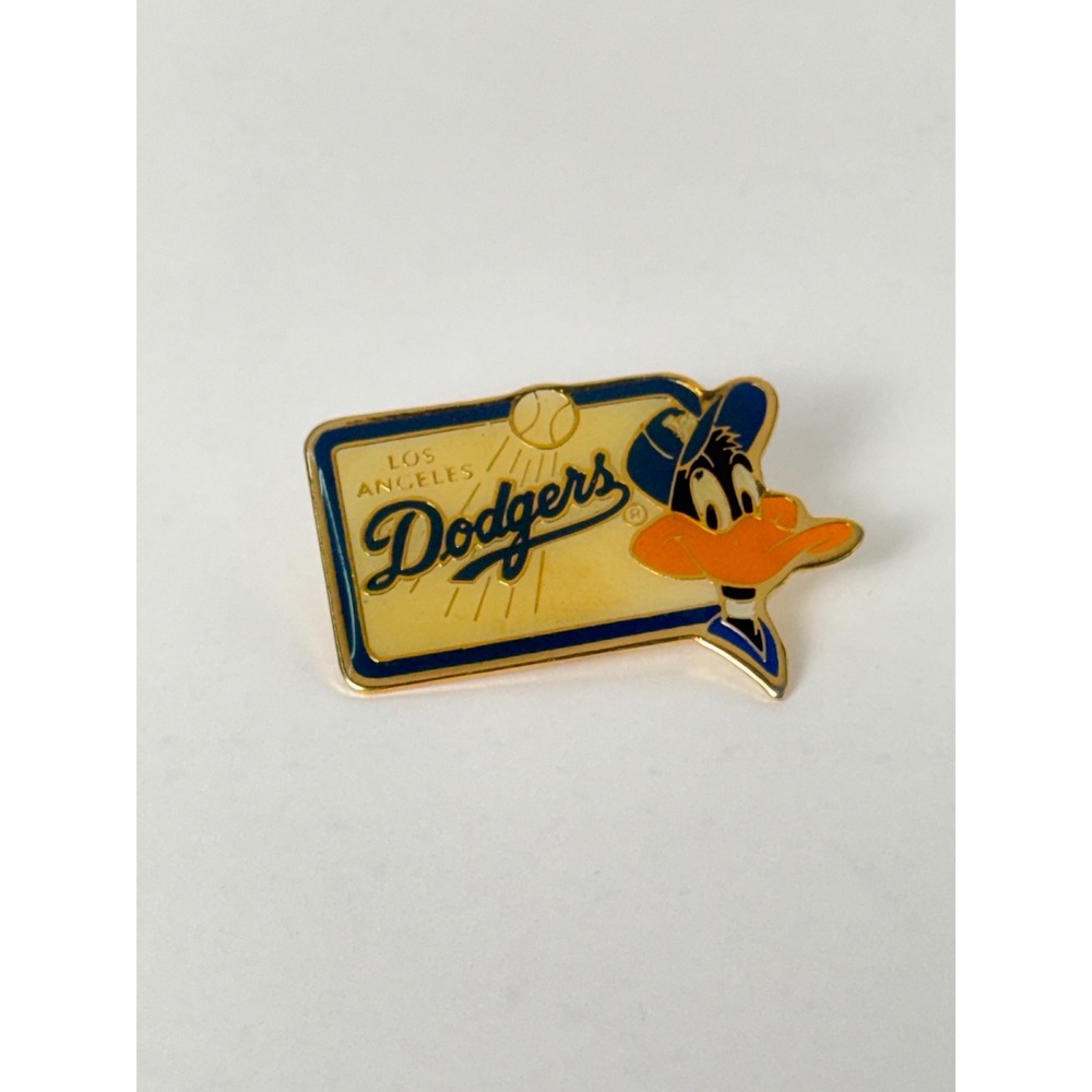 Vintage 1994 Los Angeles Dodgers Daffy Duck Looney Tunes MLB Enamel Pin